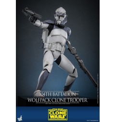 Star Wars - The Clone Wars figurine 1/6 104th Battalion Wolfpack Clone Trooper 30 cm