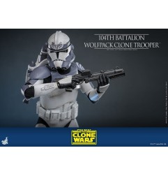 Star Wars - The Clone Wars figurine 1/6 104th Battalion Wolfpack Clone Trooper 30 cm