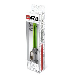 LEGO Star Wars - Stylo à bille à encre gel avec porte-clés lego Vert citron