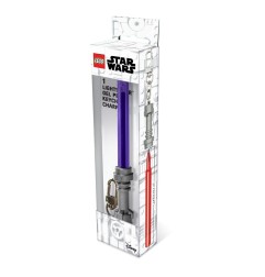 LEGO Star Wars - Stylo à bille à encre gel avec porte-clés lego Violet