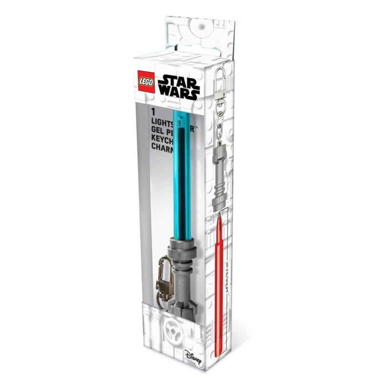 LEGO Star Wars - Stylo à bille à encre gel avec porte-clés lego Bleu azur