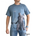 ASSASSIN'S CREED - T-shirt Connor MC stone blue