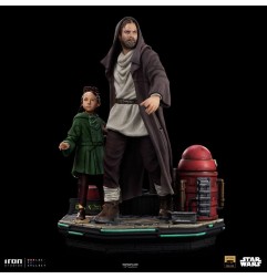 Star Wars : Obi-Wan Kenobi - Statuette Deluxe Art Scale 1/10 Obi-Wan & Young Leia 20 cm