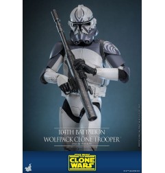 Star Wars - The Clone Wars figurine 1/6 104th Battalion Wolfpack Clone Trooper Deluxe Version 30 cm