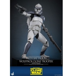 Star Wars - The Clone Wars figurine 1/6 104th Battalion Wolfpack Clone Trooper Deluxe Version 30 cm