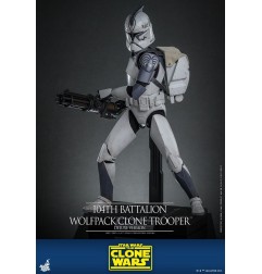 Star Wars - The Clone Wars figurine 1/6 104th Battalion Wolfpack Clone Trooper Deluxe Version 30 cm