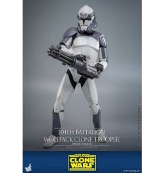 Star Wars - The Clone Wars figurine 1/6 104th Battalion Wolfpack Clone Trooper Deluxe Version 30 cm