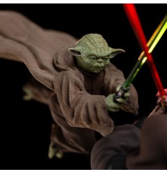 Star Wars - Statuette 1/10 Deluxe Art Scale Yoda vs Emperor Palpatine (CCXP Exclusive 2024) 31 cm