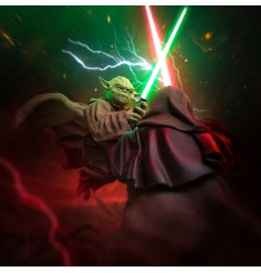 Star Wars - Statuette 1/10 Deluxe Art Scale Yoda vs Emperor Palpatine (CCXP Exclusive 2024) 31 cm