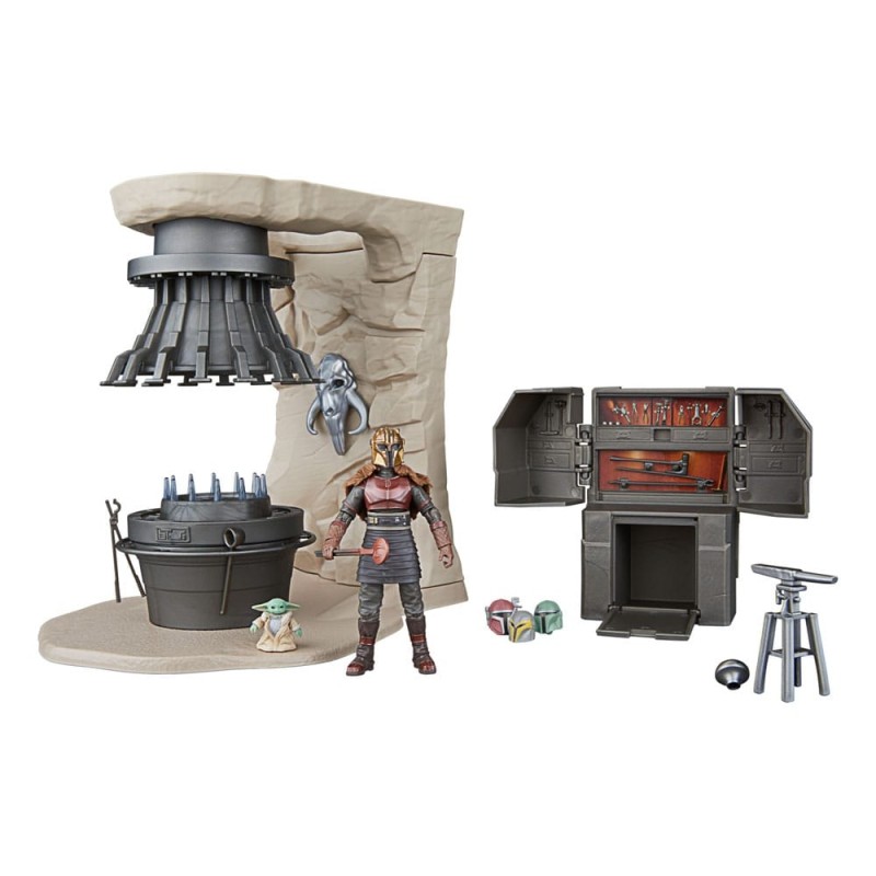 Star Wars - The Mandalorian Vintage Collection The Armorer's Forge avec The Armorer (Lakeside Covert World)