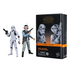 Star Wars Episode IV Black Series - Pack 2 figurines Rebel Trooper & Stormtrooper 15 cm