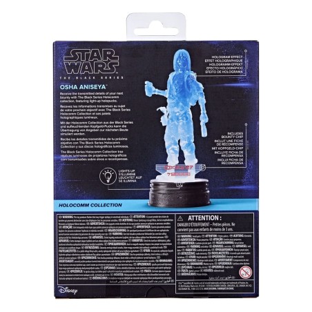 Star Wars Black Series Holocomm Collection - Figurine Osha Aniseya 15 cm