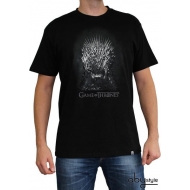 GAME OF THRONES - Tshirt Trône de fer homme MC black - basic