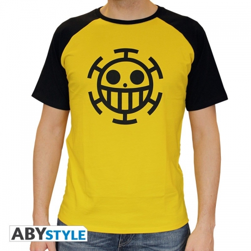 ONE PIECE - Tshirt Trafalgar Law homme MC jaune - premium