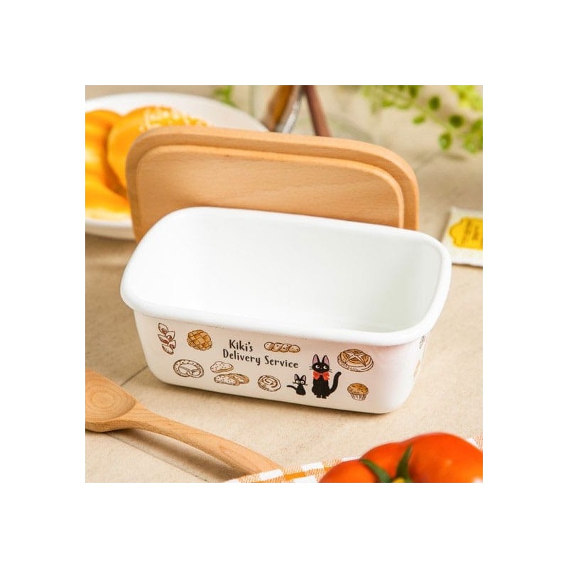 Studio Ghibli - Kiki la petite sorcière beurrier avec couvercle en bois Viennese pastries 500 ml