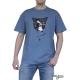 BLUE EXORCIST - Tshirt Rin homme MC stone blue - basic