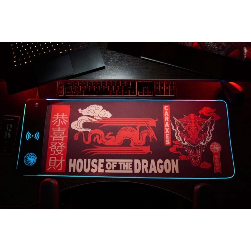 House of the Dragon - Tapis de souris avec chargeur mobile House of the Dragon