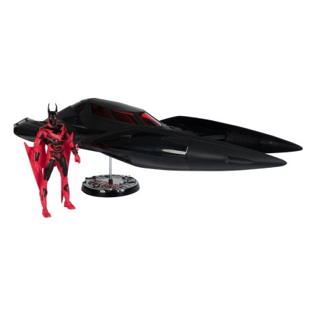 DC Comics - Batman Beyond DC Multiverse figurine avec véhicule Batman & The Batmobile (Gold Label) 53 cm