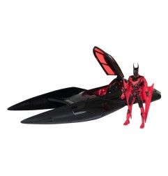 DC Comics - Batman Beyond DC Multiverse figurine avec véhicule Batman & The Batmobile (Gold Label) 53 cm