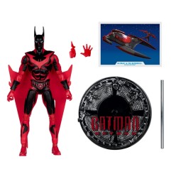 Batman Beyond DC Multiverse - Figurine avec véhicule Batman & The Batmobile (Gold Label) 53 cm