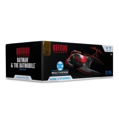 Batman Beyond DC Multiverse - Figurine avec véhicule Batman & The Batmobile (Gold Label) 53 cm