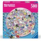 Hello Kitty - Helly Kitty and Friends puzzle rond (500 pièces)