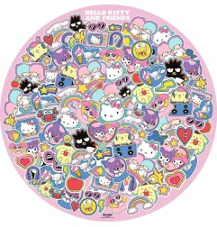 Hello Kitty - Helly Kitty and Friends puzzle rond (500 pièces)