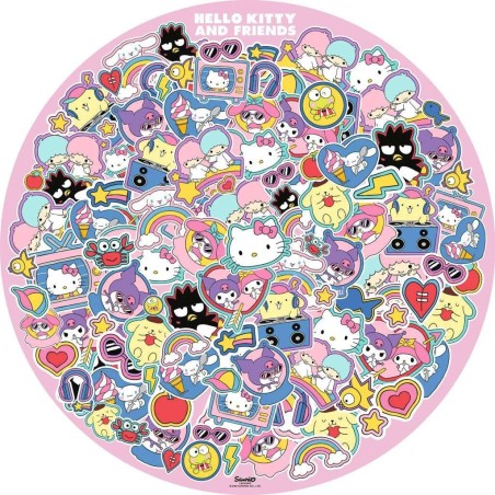 Hello Kitty - Helly Kitty and Friends puzzle rond (500 pièces)