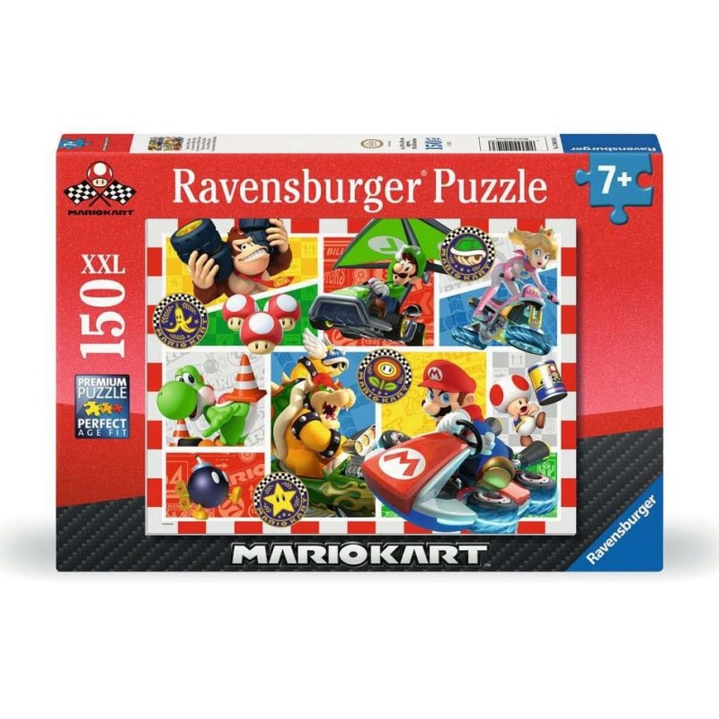 Super Mario - Puzzle pour enfants XXL Fun with Mario Kart (150 pièces)