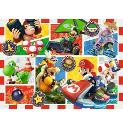 Super Mario - Puzzle pour enfants XXL Fun Mario Kart (150 pièces)