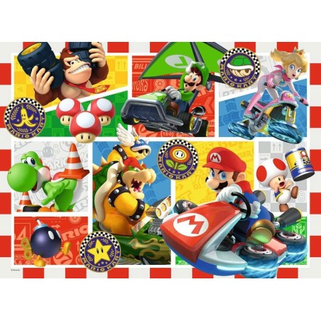 Super Mario - Puzzle pour enfants XXL Fun Mario Kart (150 pièces)