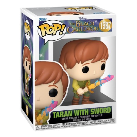 Taram et le Chaudron magique - Figurine POP! Taran avec epée 9 cm