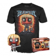 Deadpool - Set figurine et T-Shirt POP! & Tee Heavy Metal (M) Deadpool - Set figurine et T-Shirt POP! & Tee Heavy Metal (M)