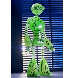 Tortues Ninja (Mirage Comics) - Figurine Transmat Fugitoid GID 18 cm