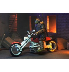 Les Tortues Ninja (The Last Ronin The Lost Years) - Figurine Casey Marie avec Last Ronin Motorcycle 18 cm