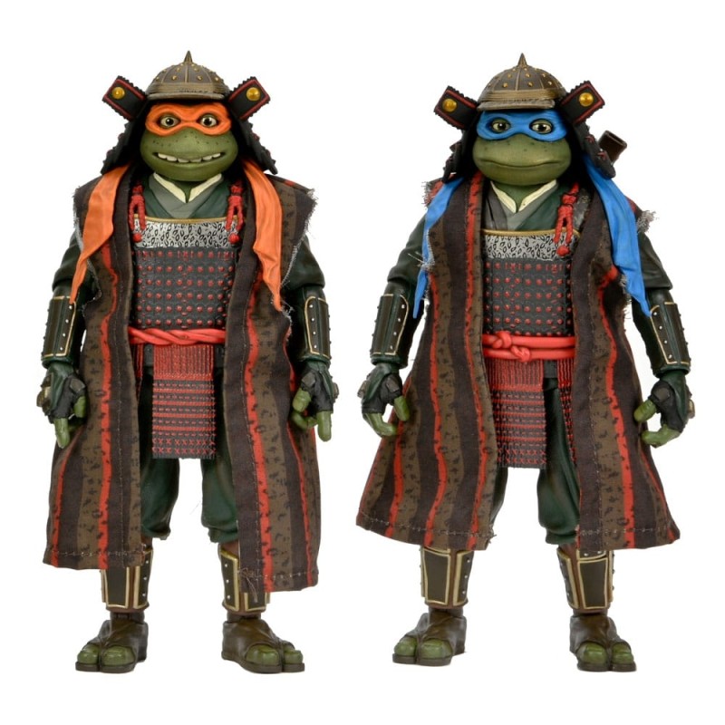 Tortues Ninja - Les  3 2-Pack figurines Leonardo & Michelangelo 18 cm