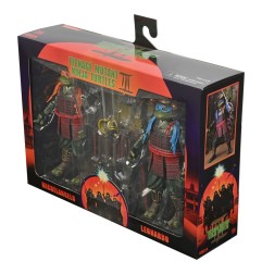 Les Tortues Ninja 3 - Pack 2 figurines Leonardo & Michelangelo 18 cm