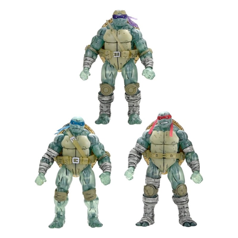 Tortues Ninja - (The Last Ronin) pack 3 figurines Ghost Brothers 18 cm
