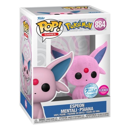 Pokémon - Figurine POP! Flocked Espeon 9 cm