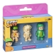 Stumble Guys - Boîte de 3 figurines à collectionner Inside Out + Kiara + T-Rex Guy