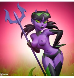 Original Artist Series - Statuette Devil Girl (Purple and Green Variant) 30 cm