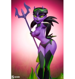 Original Artist Series - Statuette Devil Girl (Purple and Green Variant) 30 cm