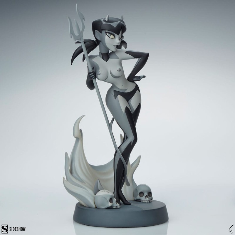 Original Character - Original Artist Series statuette Devil Girl (Black and White Variant) 30 cm