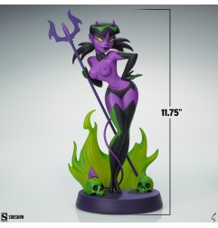 Original Artist Series - Statuette Devil Girl (Purple and Green Variant) 30 cm