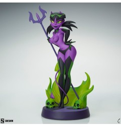 Original Artist Series - Statuette Devil Girl (Purple and Green Variant) 30 cm