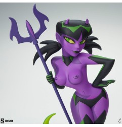 Original Artist Series - Statuette Devil Girl (Purple and Green Variant) 30 cm
