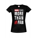 Marvel - T-Shirt femme More than a Fan