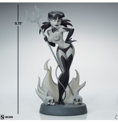 Original Character - Original Artist Series statuette Devil Girl (Black and White Variant) 30 cm
