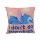 Lilo & Stitch - Coussin Stitch I don't do mornings 40 cm