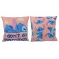 Lilo & Stitch - Coussin Stitch I don't do mornings 40 cm